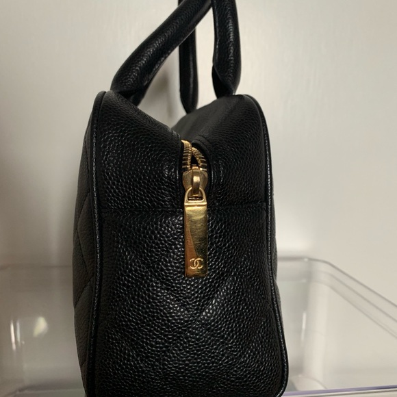 SOLD THRU DEPOP Authentic Chanel Mini Boston Bag - Picture 4 of 8
